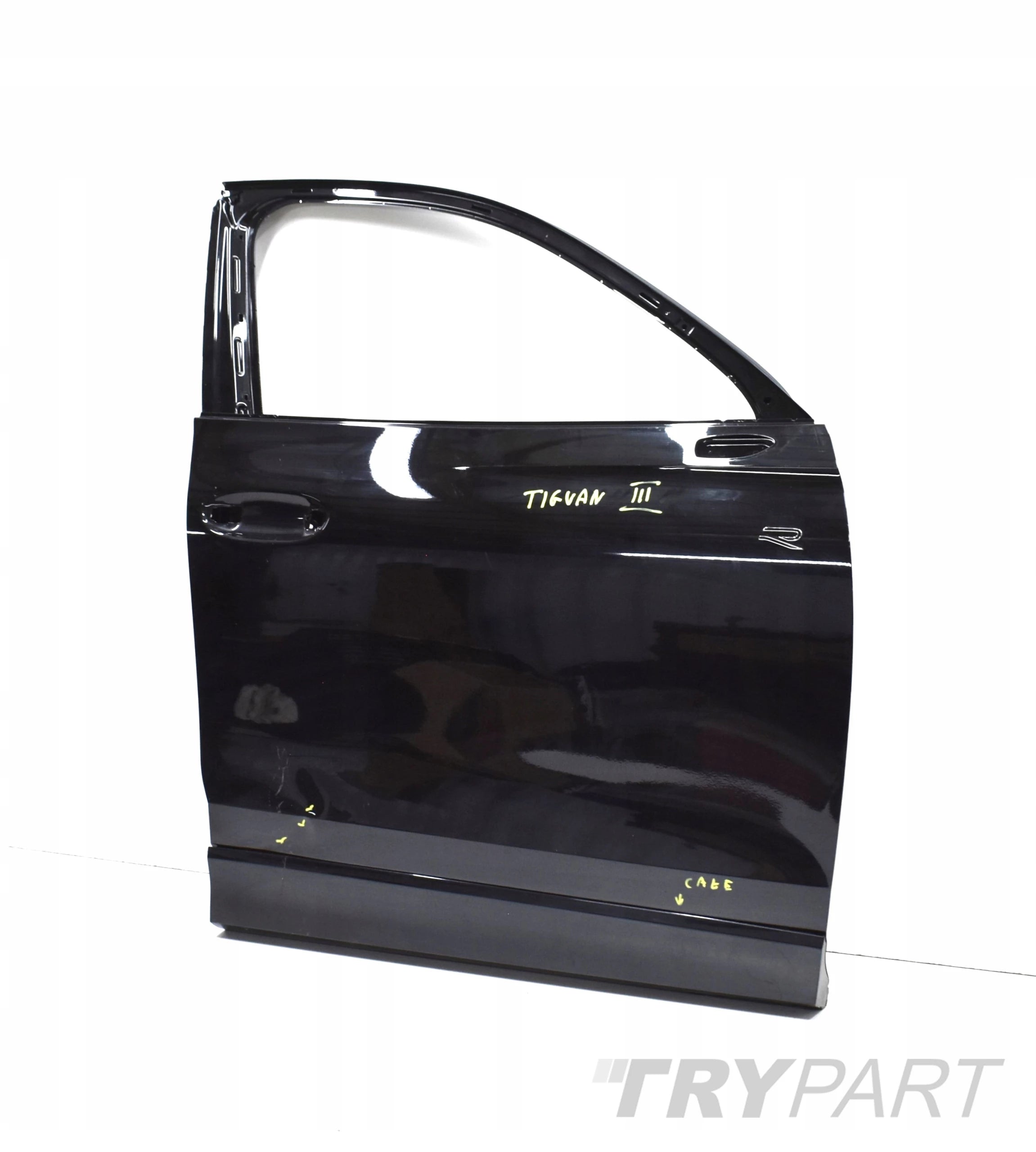 VW TIGUAN III 571 RIGHT FRONT DOOR WITH STRIP ORG