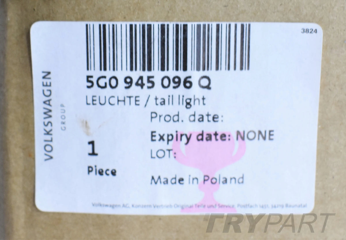 VW GOLF VII LIFT 5G0 TAIL LAMP RIGHT LED ORG NEW