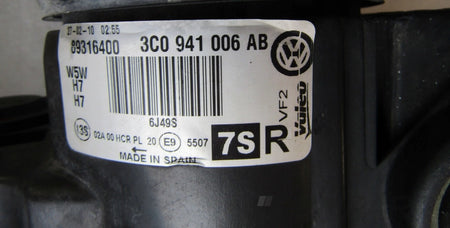 Headlight VW Passat B6 3C0 REGULAR LENS 05-10 RH 3C0941006