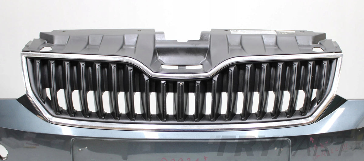 SKODA FABIA III 6V0 MONTE CARLO FRONT BUMPER ORIGINAL + GRILLE + SPOILER