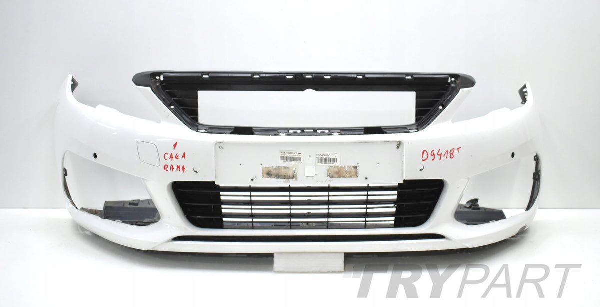 PEUGEOT 308 II LIFT FRONT BUMPER ORIGINAL + ENTIRE TOP !!!