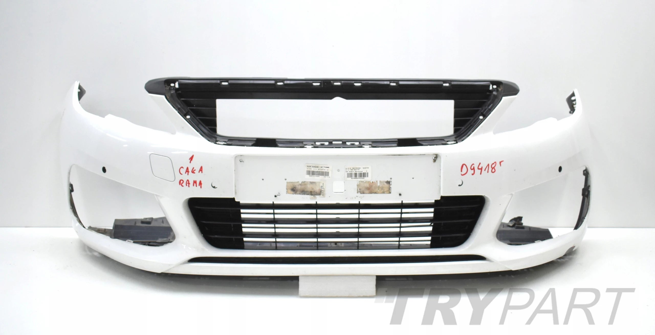 PEUGEOT 308 II LIFT FRONT BUMPER ORIGINAL + ENTIRE TOP !!!