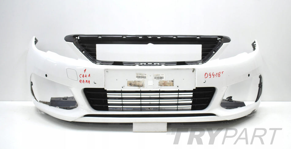 PEUGEOT 308 II LIFT FRONT BUMPER ORIGINAL + ENTIRE TOP !!!