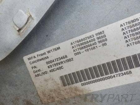 MERCEDES A CLASS 176 LIFT front bumper