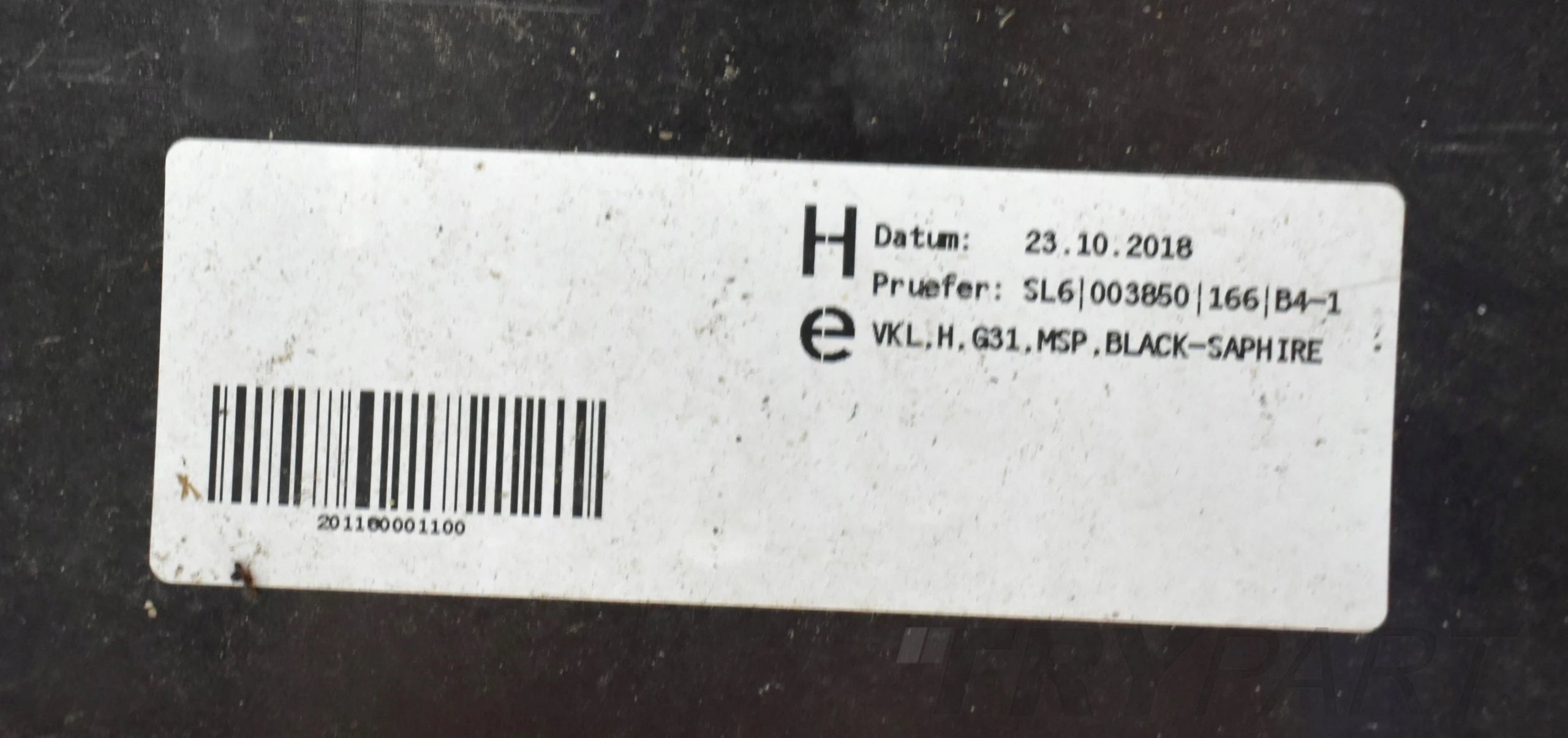BMW 5 Series G31 M Sport Package Rear Bumper Wagon OEM