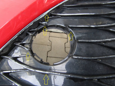 Front Bumper For Toyota Yaris 3 III Facelift 17-