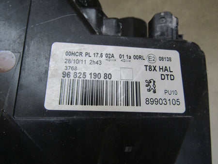 Front Lamp Peugeot 3008 I 5008 I STANDARD 09-13 RH 9682519080