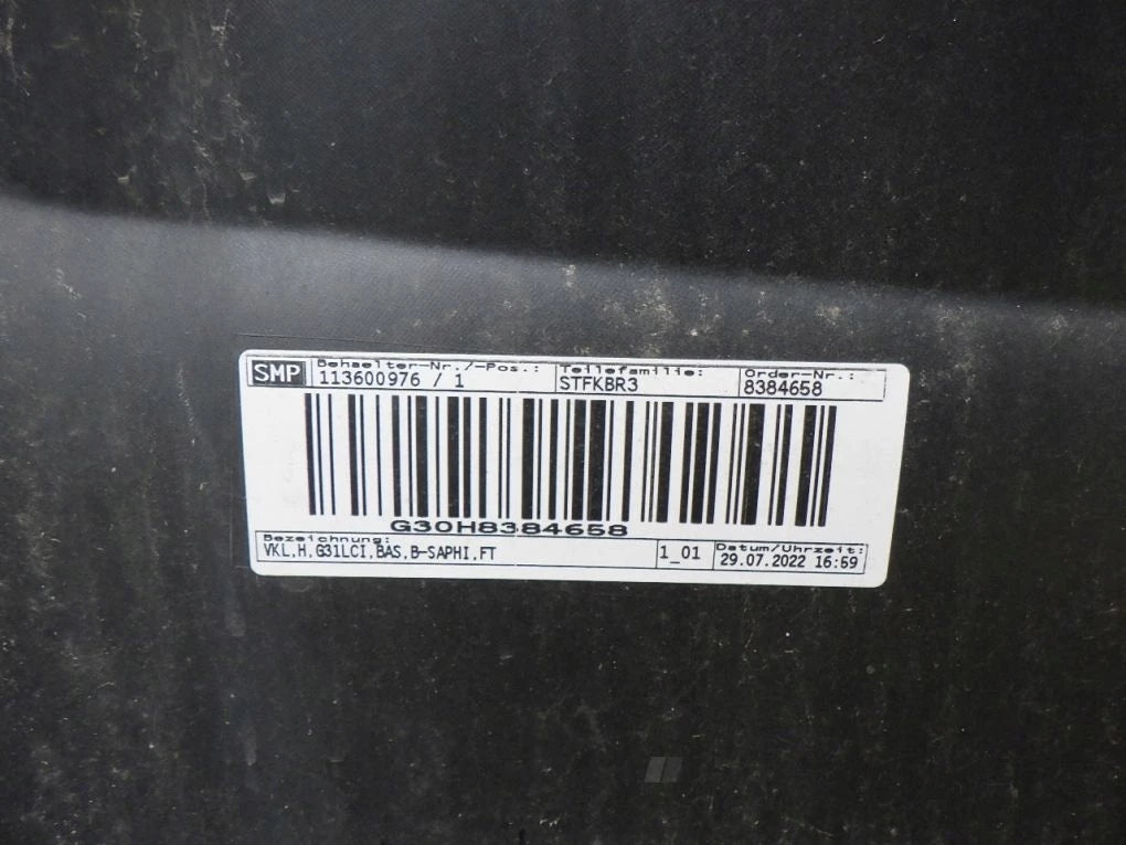 BMW 5 G31 KOMBI LIFT LCI 20- Rear Bumper