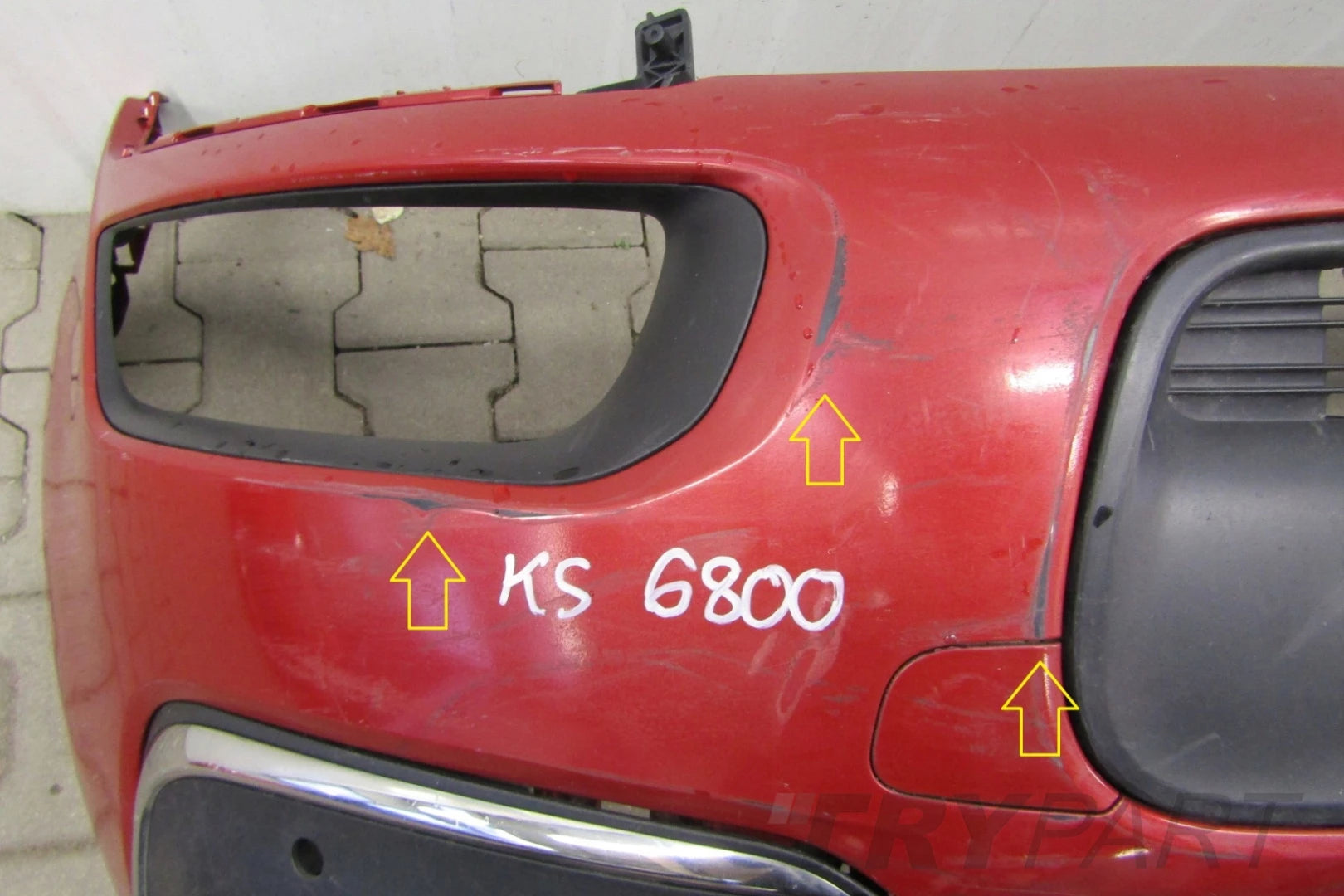 Front bumper Citroen C4 Picasso 2 II Lift 16-20