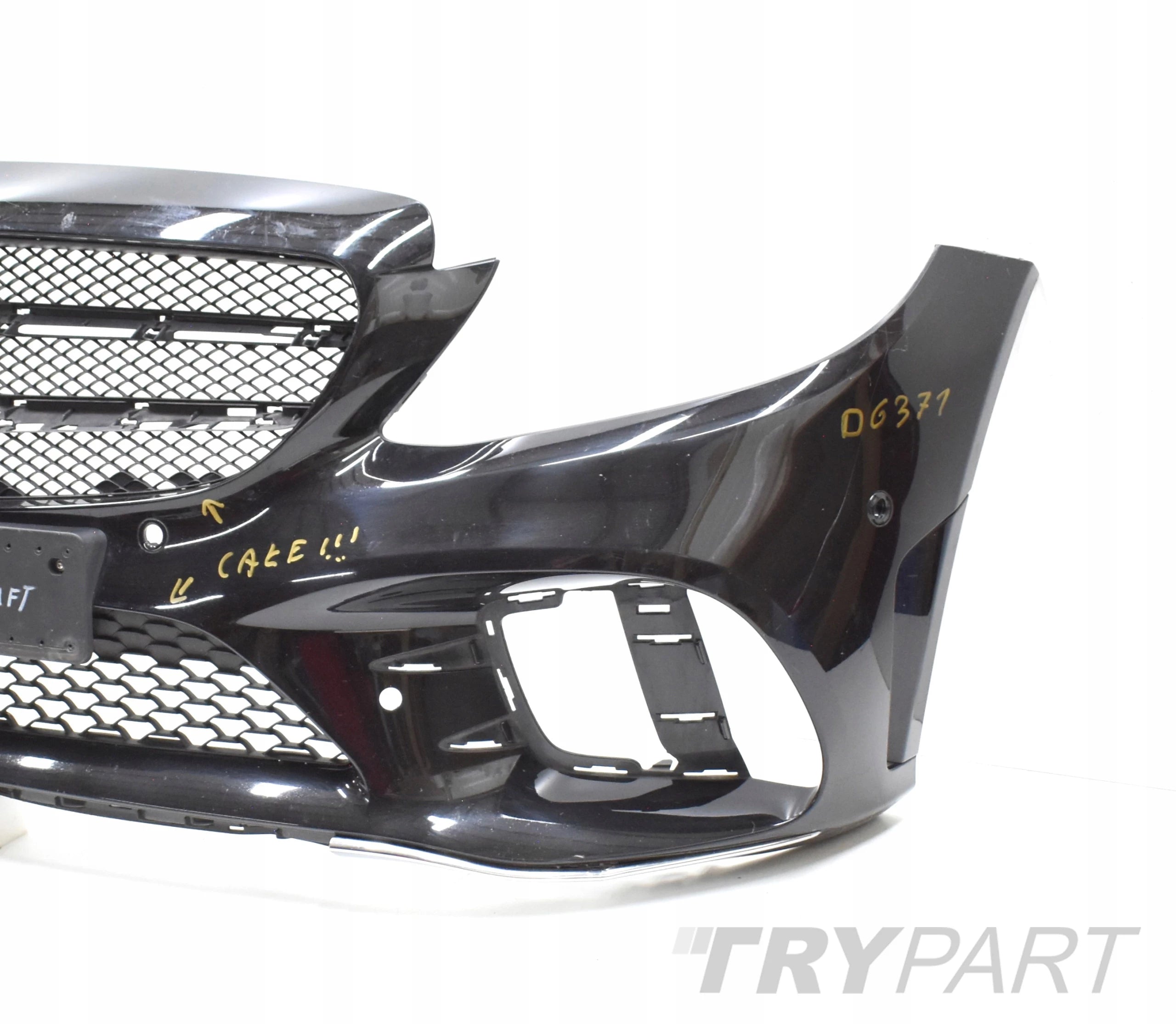 MERCEDES C CLASS W205 LIFT AMG FRONT BUMPER ORG + GRILLES