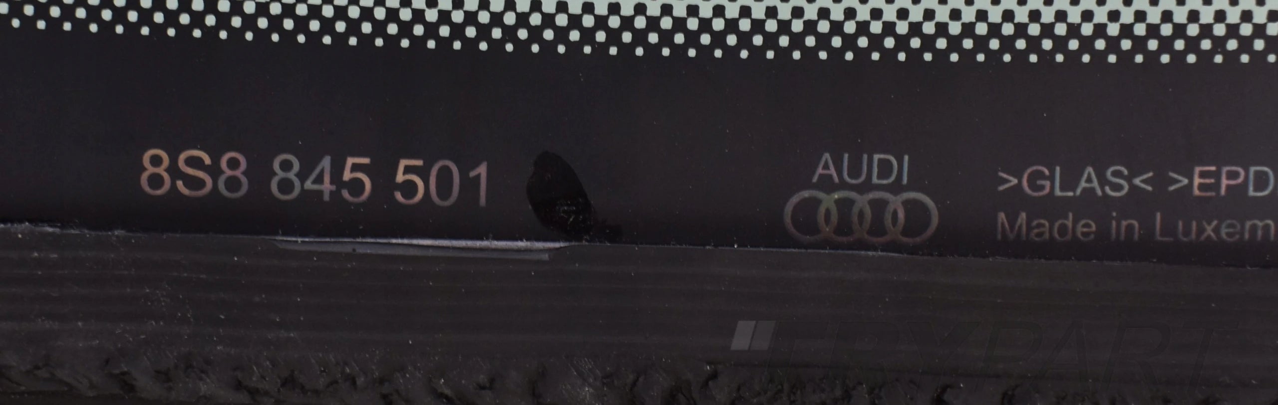 AUDI TT TTS 8S 8S0 REAR WINDOW PERFECT GENUINE