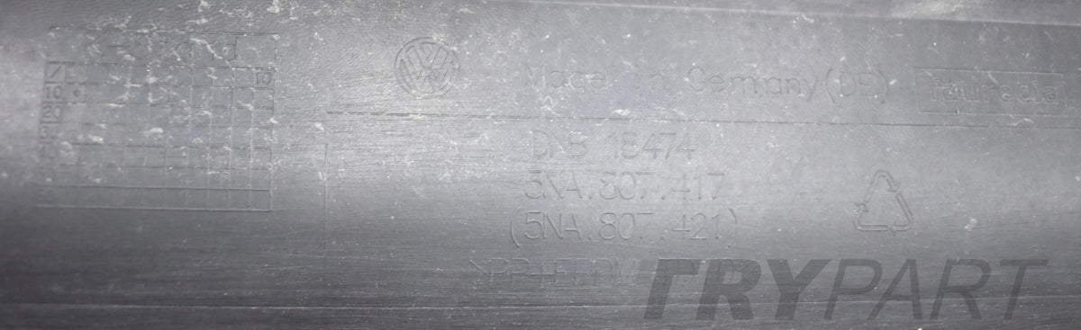 VW TIGUAN II 5NA REAR BUMPER ORG + BOTTOM