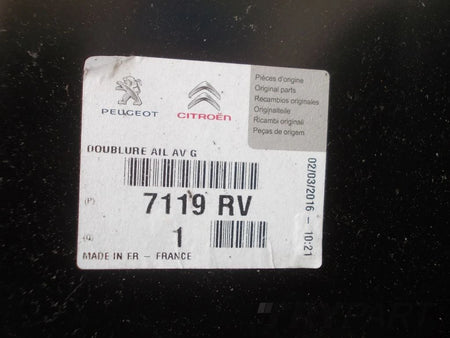 PEUGEOT 508 Left Bellows