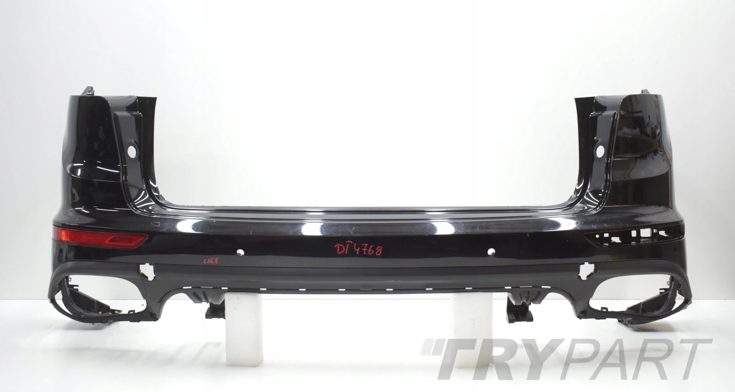 PORSCHE CAYENNE II LIFT 7P5 REAR BUMPER ORG + MOUNTS