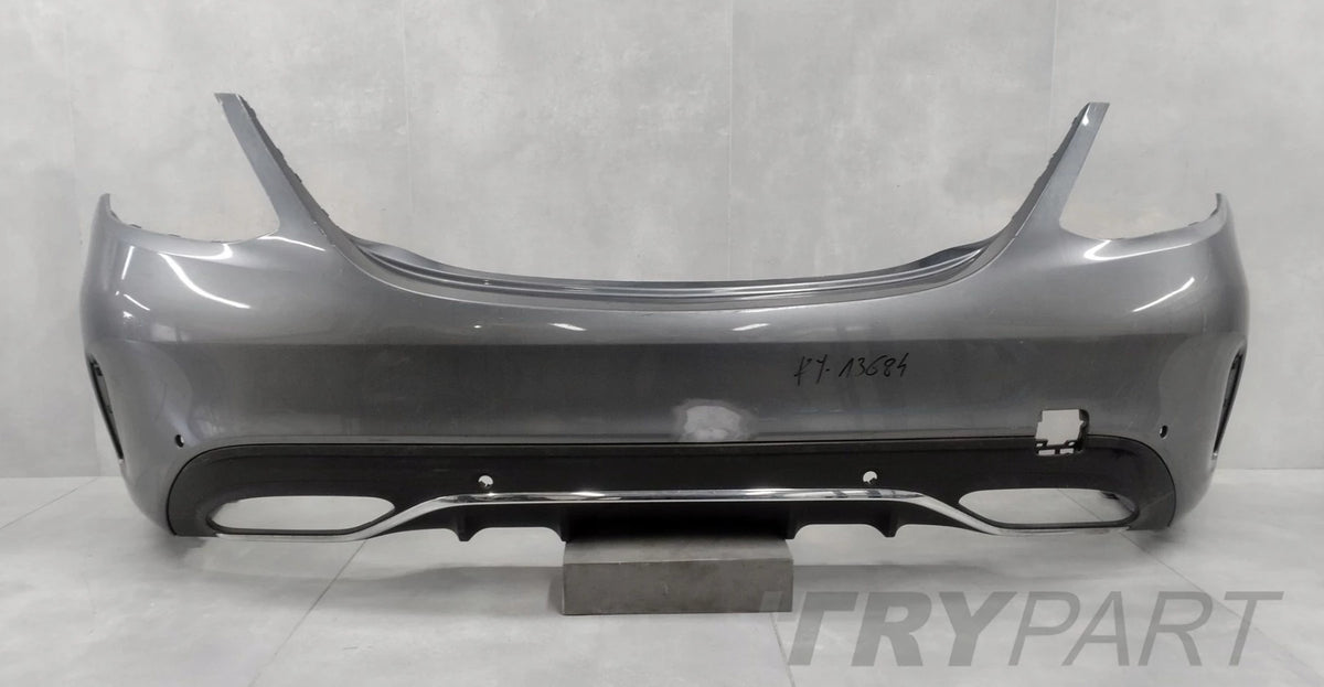 Rear bumper for MERCEDES C-CLASS 205 AMG SEDAN LIFT 18-