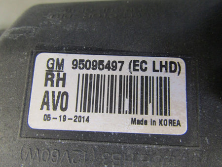 Front Lamp Opel Mokka A STANDARD 12-16 RH 95095497
