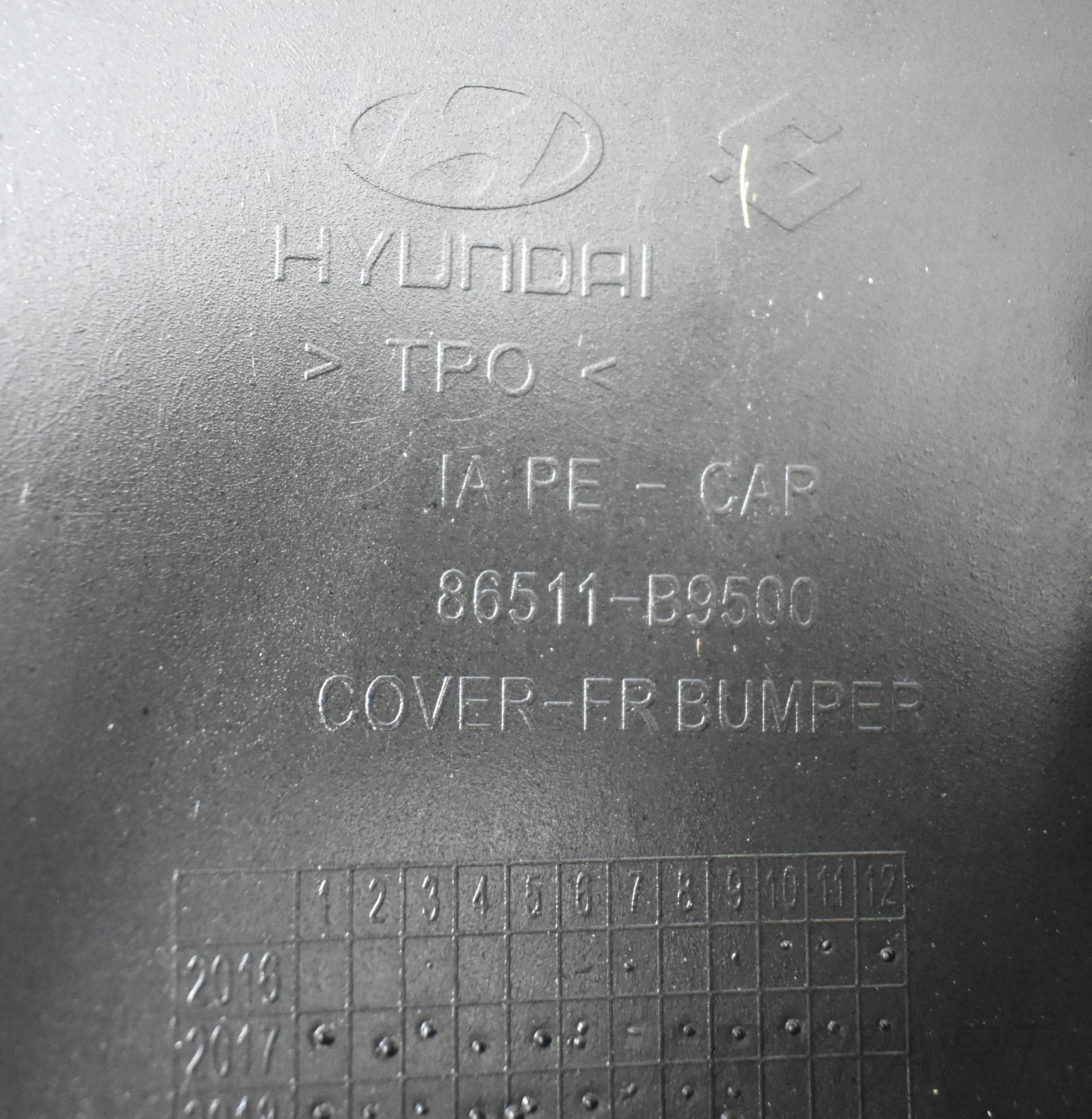 HYUNDAI I10 II LIFT FRONT BUMPER ORG 16+