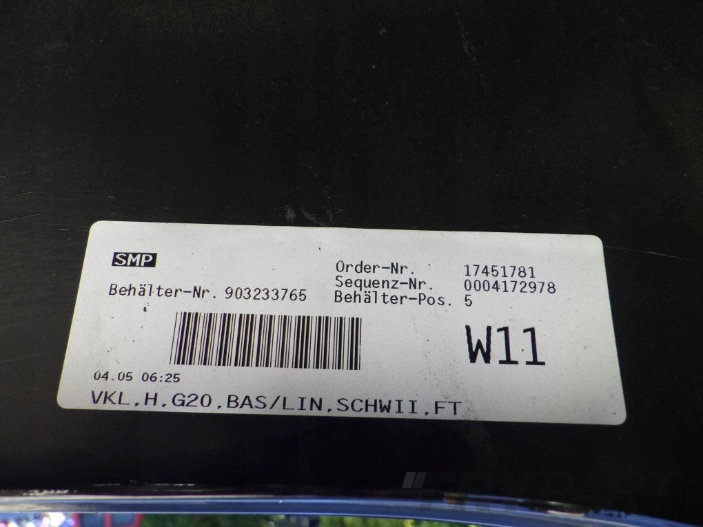 BMW 3 G20 SEDAN 19- Rear Bumper