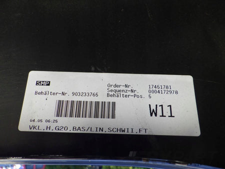 BMW 3 G20 SEDAN 19- Rear Bumper