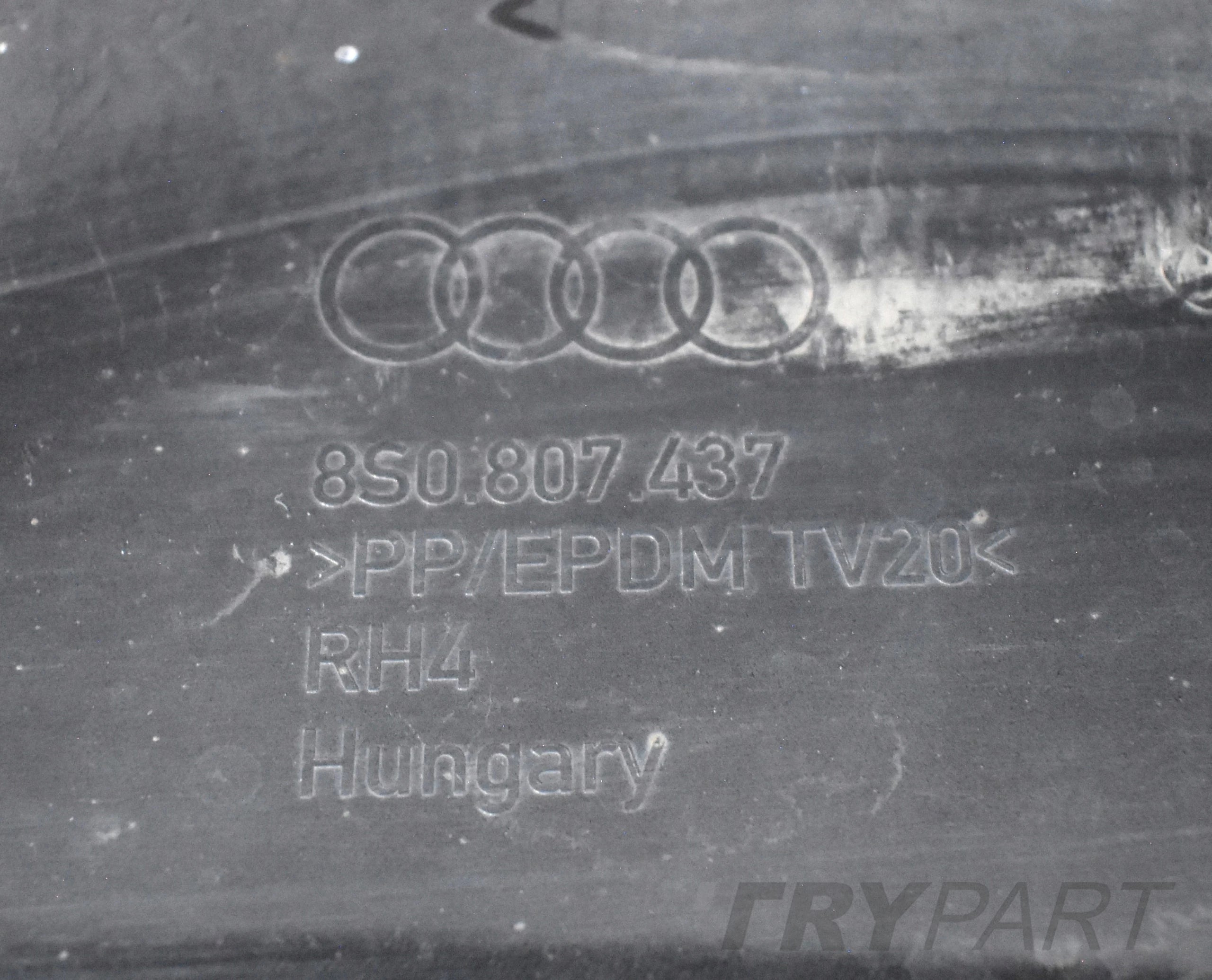 AUDI TT 8S0 FRONT BUMPER ORG + GRILLE