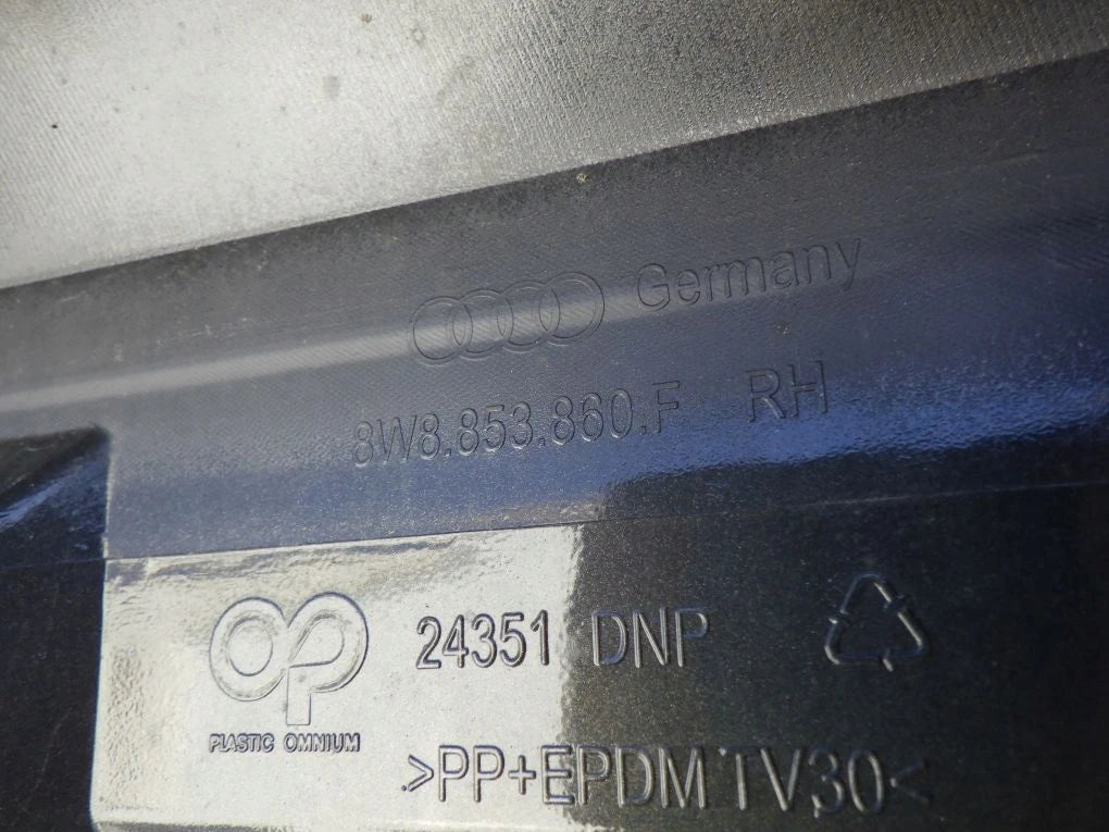 AUDI A5 SPORTBACK 8W 8W8 20- Right Sill Strip