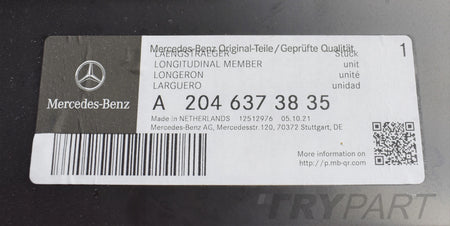 MERCEDES C-CLASS W204 RIGHT SILL PILLAR SHEATHING