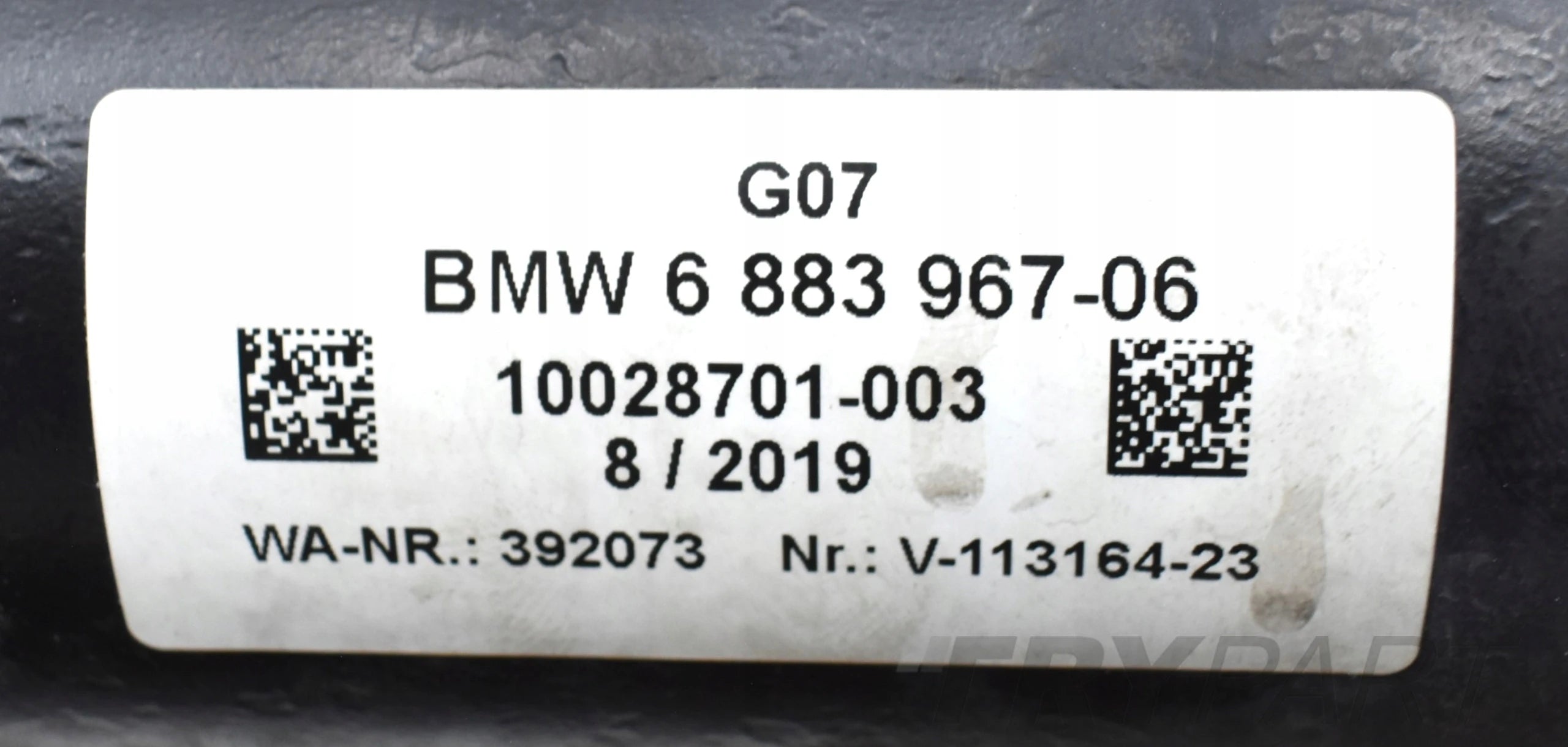 BMW X7 G07 ELECTRIC TOW HITCH ORG 6883967-06
