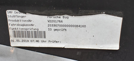 PORSCHE CARRERA 911 992 FRONT BUMPER ORG