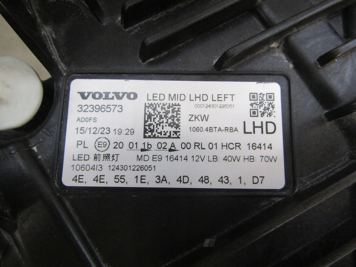 HEADLIGHT VOLVO XC60 II FULL LED MID LEFT LH 17-24 32396573