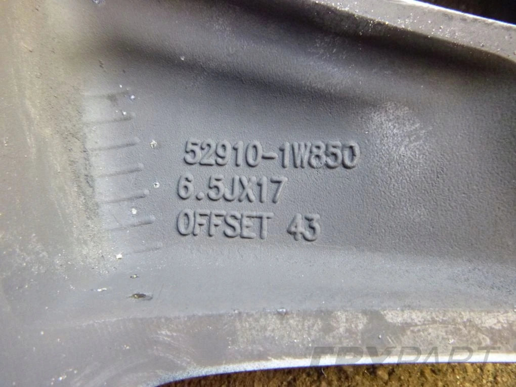 KIA RIO 6.5x17 ET43 4x100 Wheel