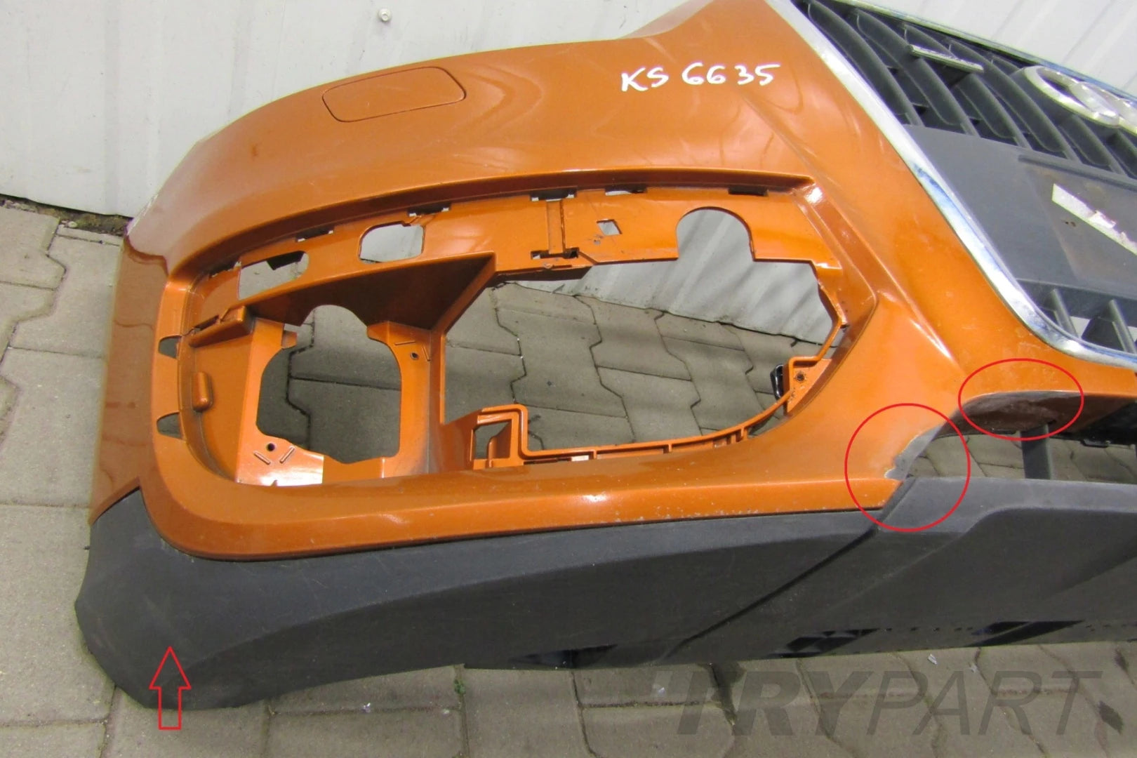 Front Bumper Audi Q3 8U0 11-14