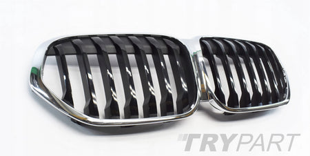 BMW X1 F48 LIFT LCI Chrome Kidney Grille NEW