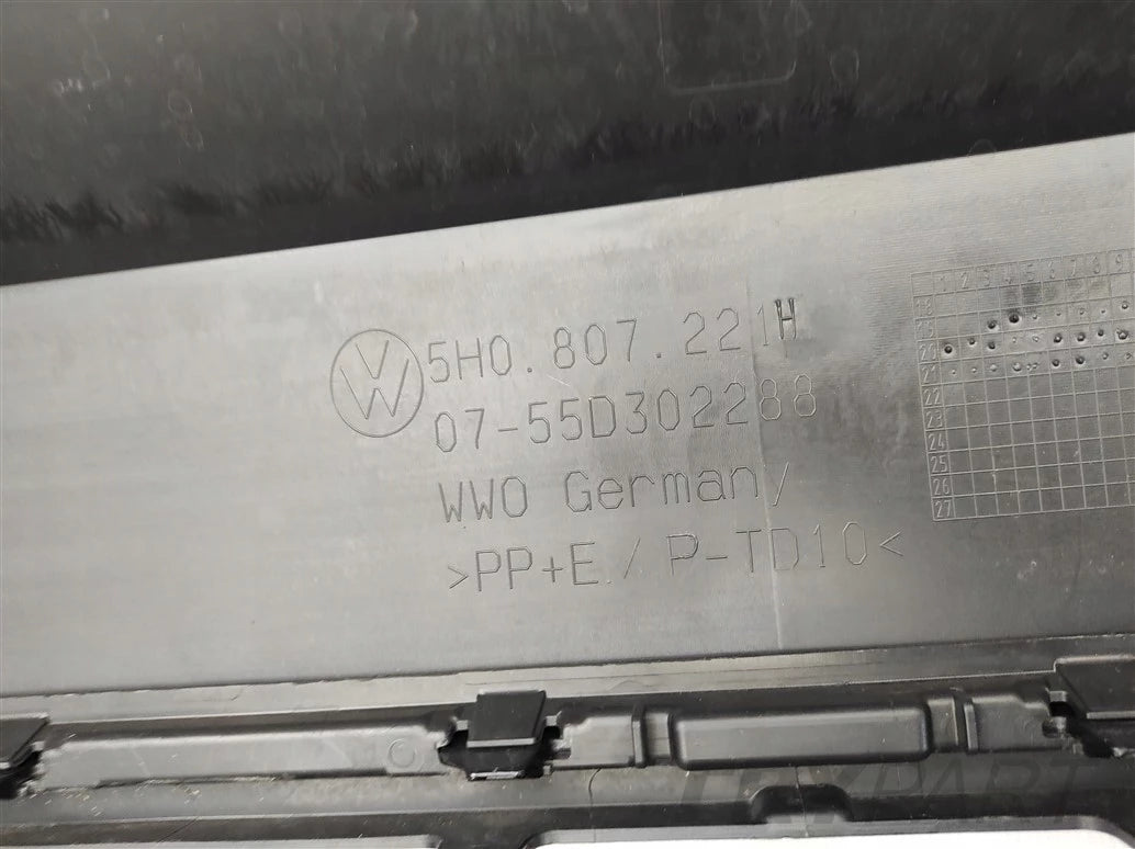 FRONT BUMPER VW GOLF 8 VIII 5H AFTER 2020 5H0807221H