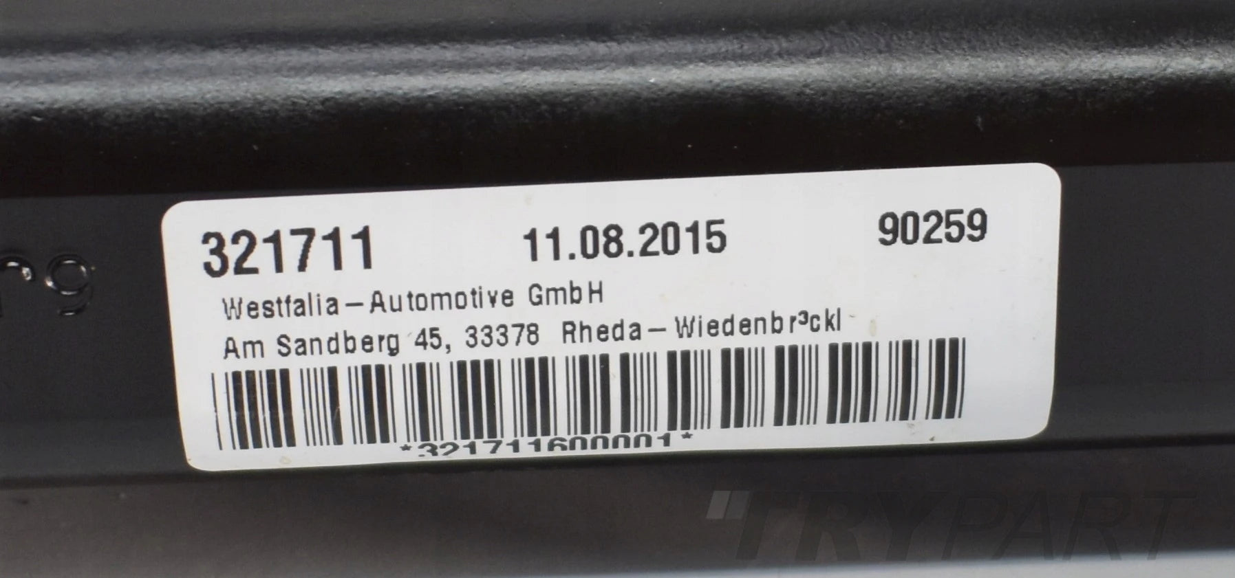 VW CRAFTER 2E0 TOW HITCH NEW ORG 2E0092115A