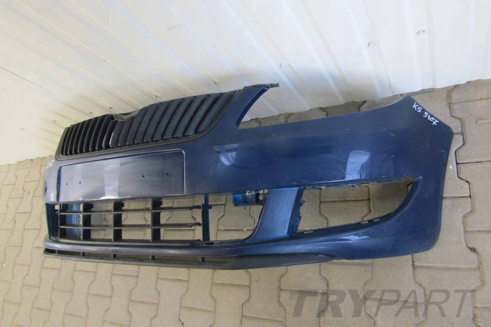 Front bumper Skoda Fabia 2 II 5J0 Lift 10-14