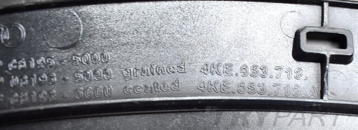 AUDI E-TRON 4KE RIGHT FRONT FENDER TRIM GENUINE