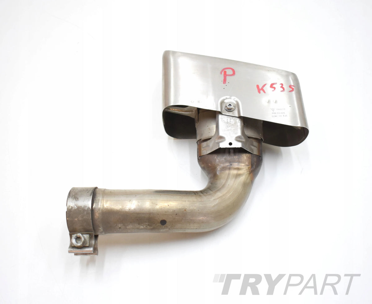 PORSCHE CAYENNE 9Y RIGHT EXHAUST TIP CHROME