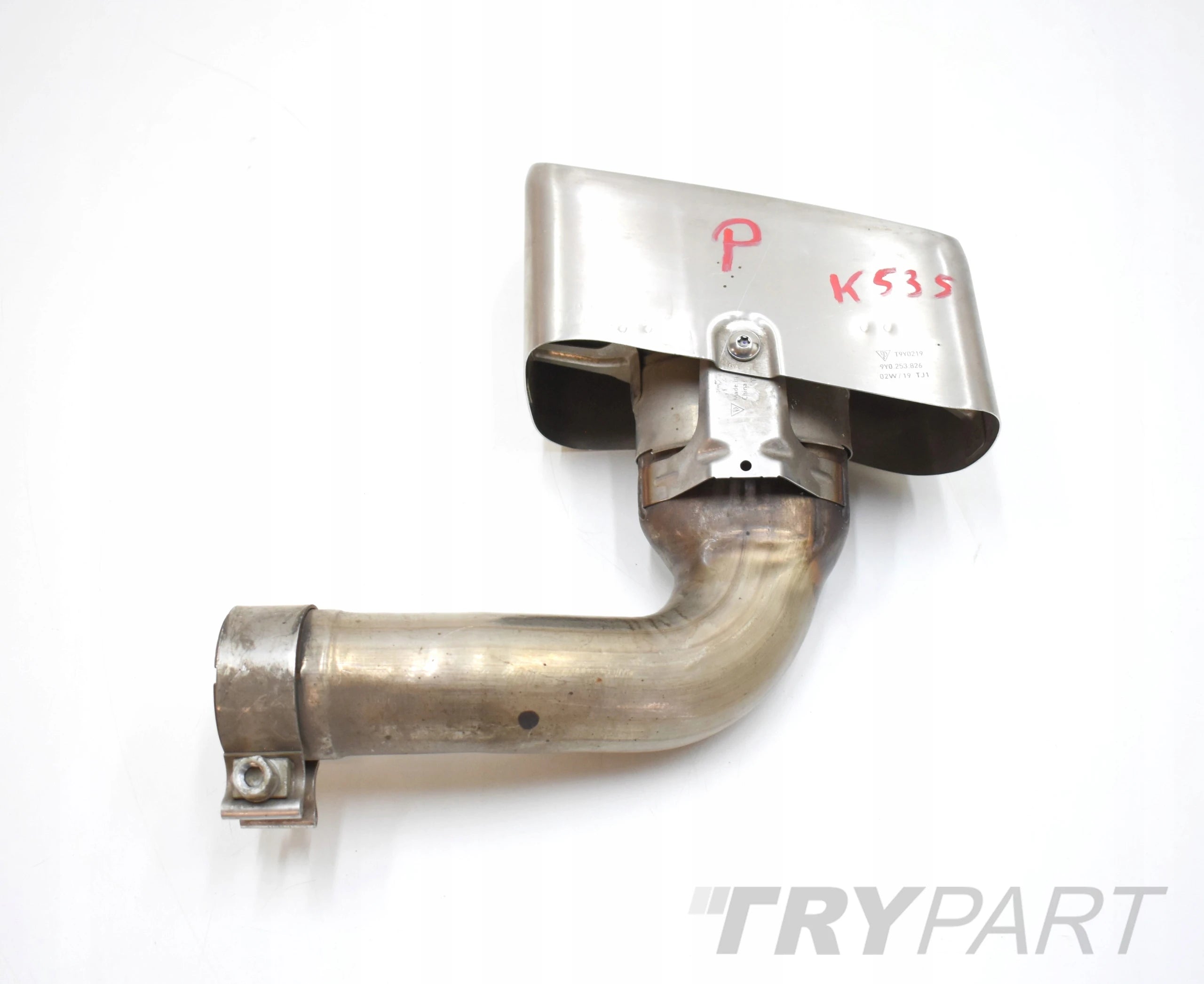 PORSCHE CAYENNE 9Y RIGHT EXHAUST TIP CHROME