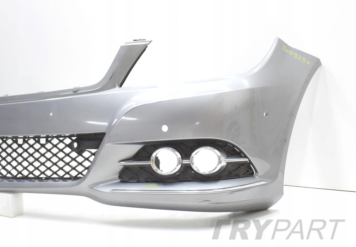MERCEDES C CLASS W204 FACELIFT FRONT BUMPER ORIGINAL + CHROME + FRAME