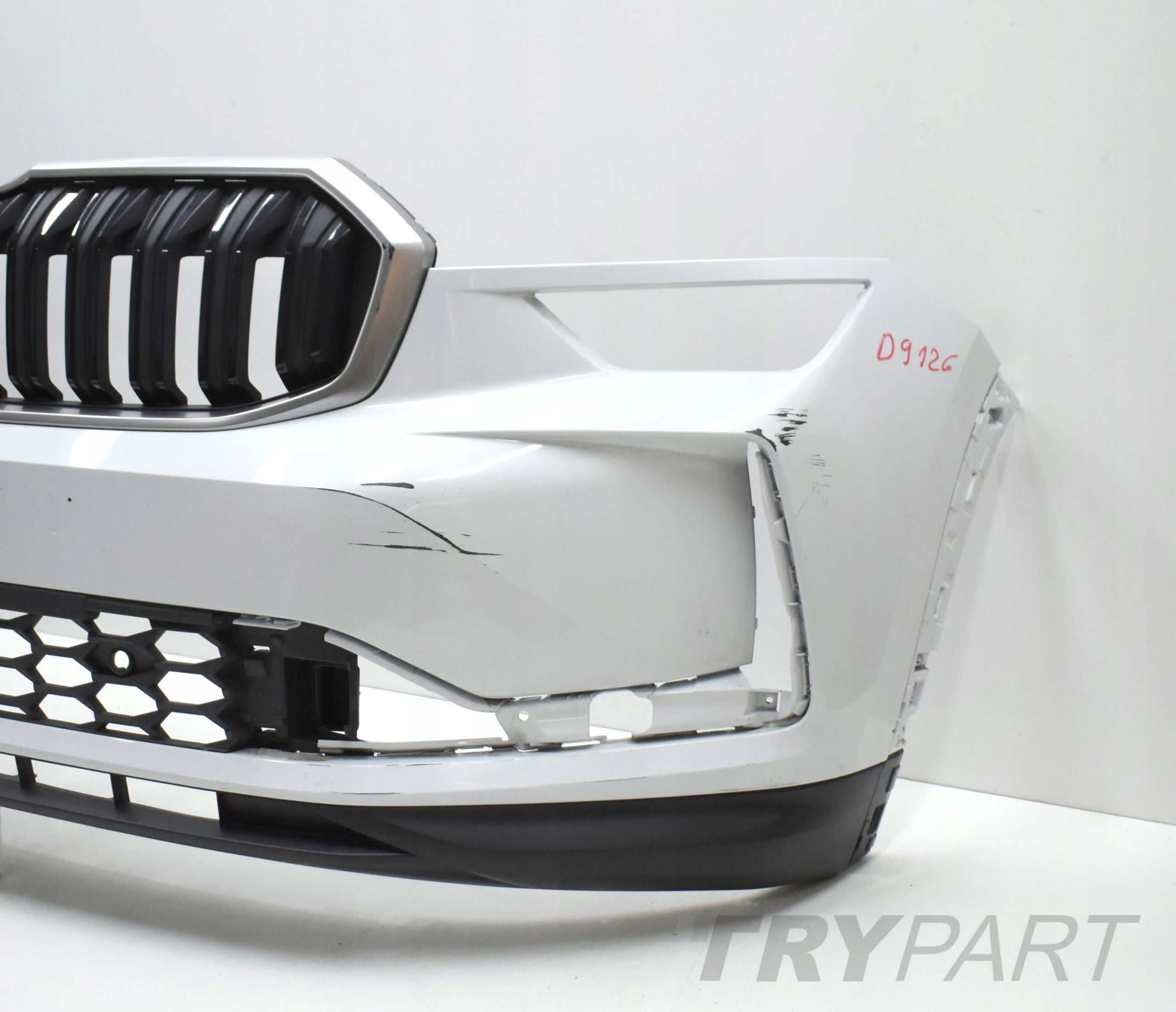 SKODA KODIAQ II 57H Original Front Bumper + Grill