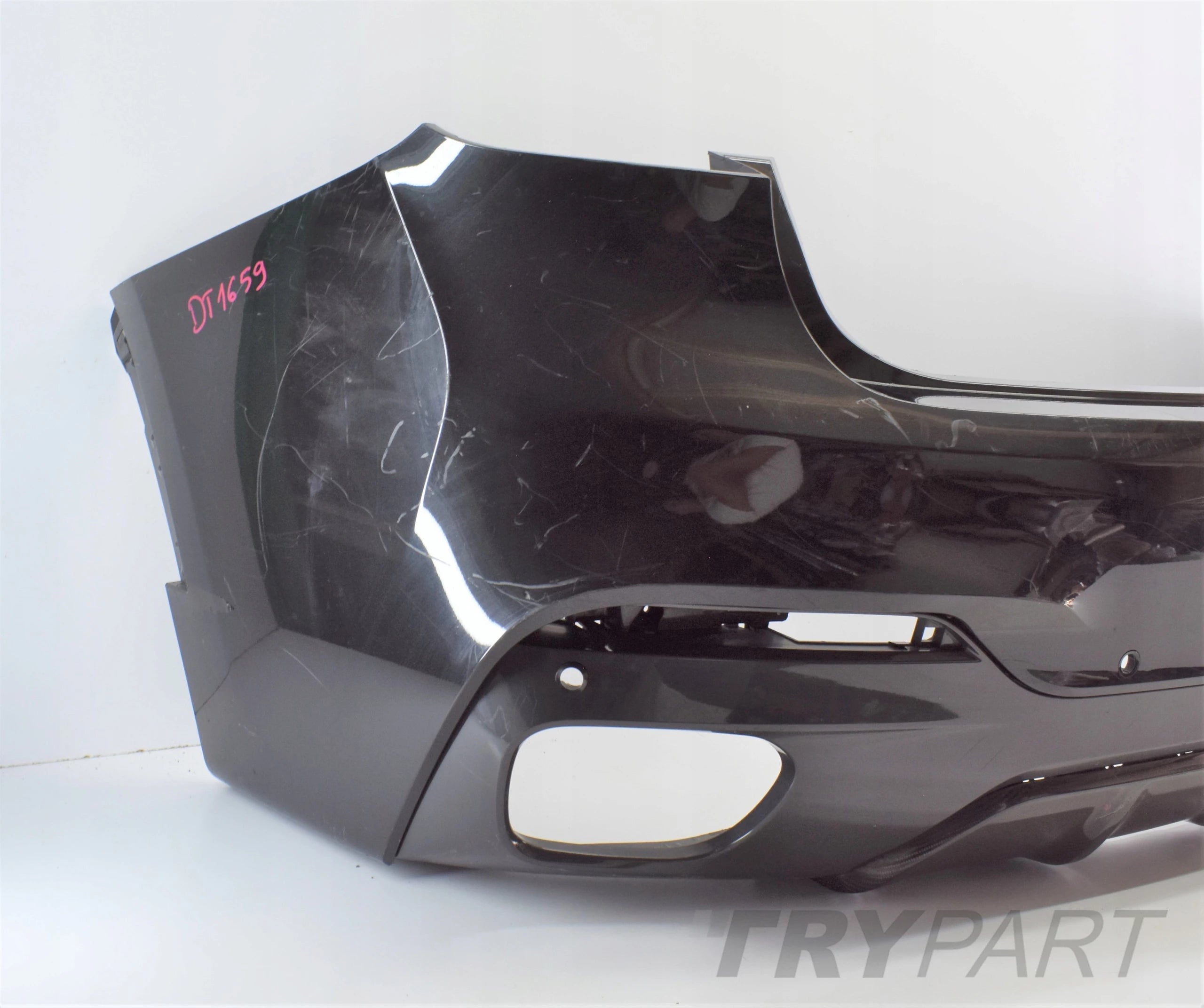 BMW X6 F16 M PERFORMANCE REAR BUMPER ORG CARBON
