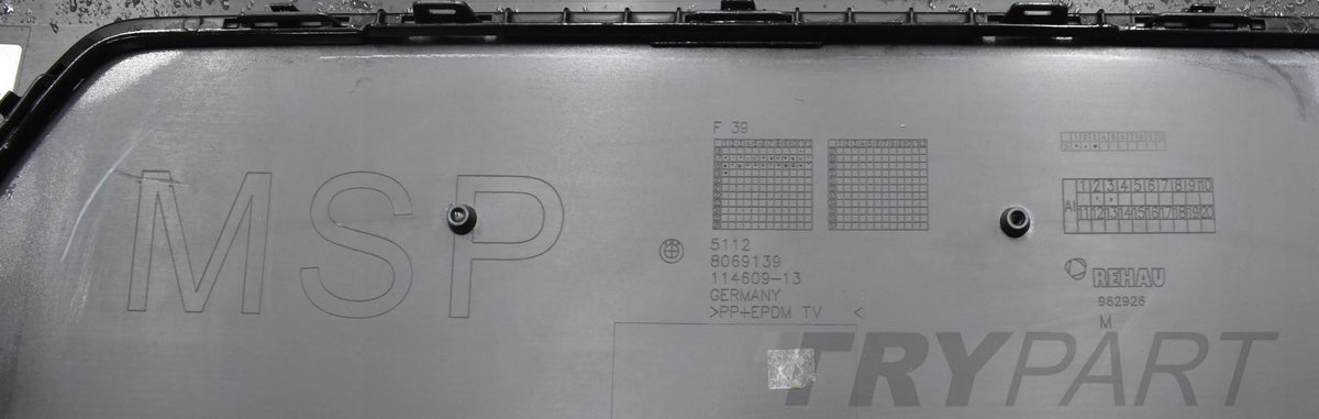 BMW X2 F39 M SPORT PACKAGE REAR BUMPER ORIGINAL + BOTTOM PART