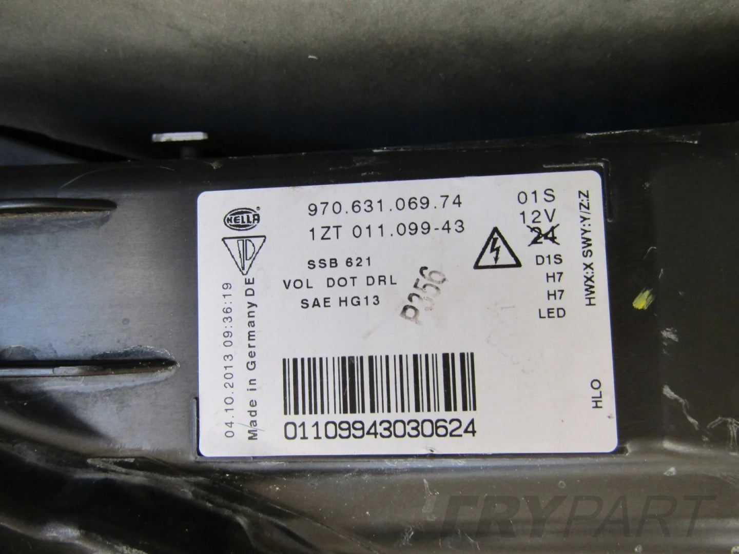 PORSCHE PANAMERA 970 HEADLIGHT LIFT 13-16 XENON ACTIVE LH