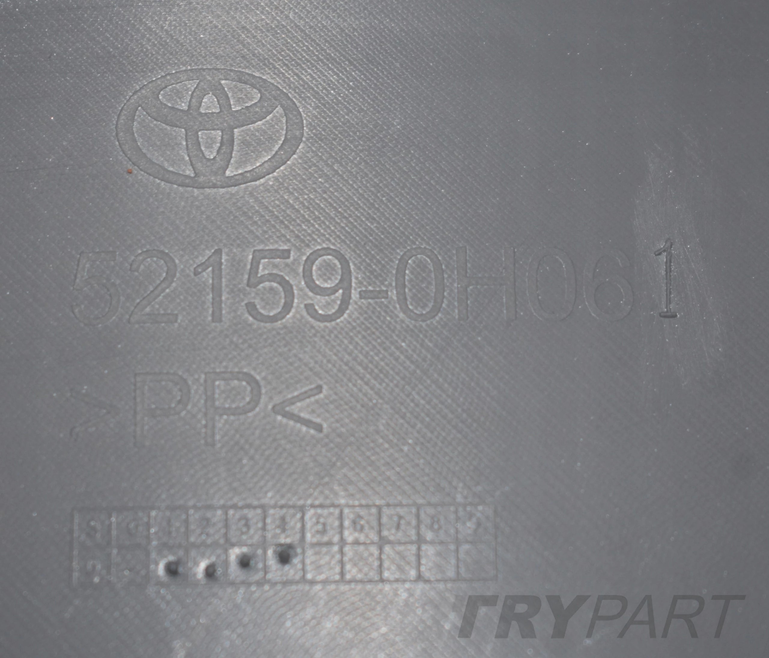 TOYOTA AYGO II REAR BUMPER EXCELLENT CONDITION ORG