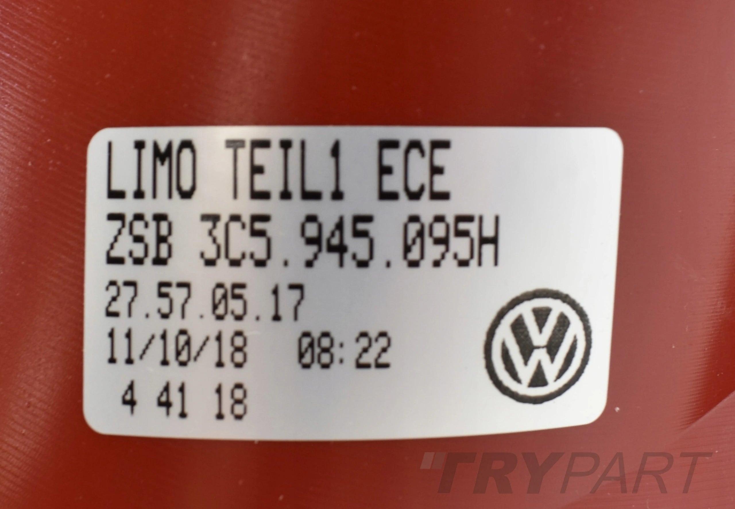 VW PASSAT B6 3C5 LEFT REAR LIGHT EU LED SEDAN ORG NEW