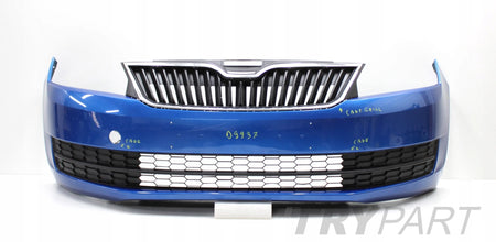 SKODA RAPID 5JA FRONT BUMPER ORG + GRILLE + VENTS + BOTTOM