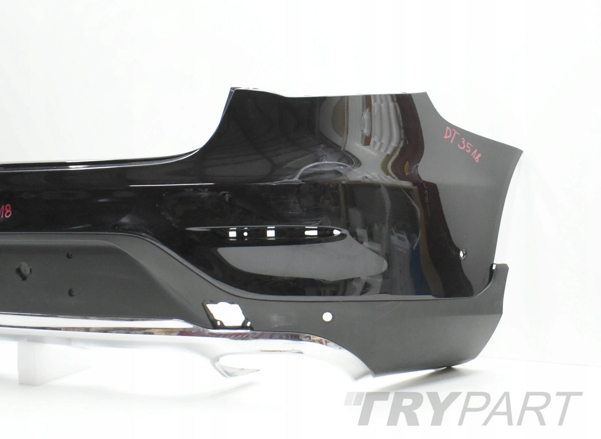 MERCEDES GLC W253 AMG COUPE LIFT REAR BUMPER + CHROME