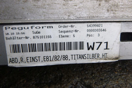 BMW 1 E81 E87 Right Sill Cover