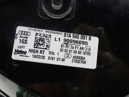 AUDI Q2 81A LED 81A945091 left rear lamp
