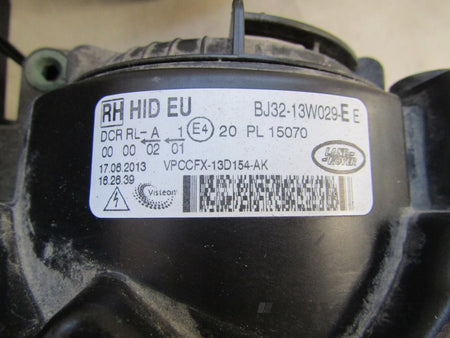 HEADLIGHT RANGE ROVER EVOQUE RH RIGHT XENON DJ3M-13W029ED 11-15